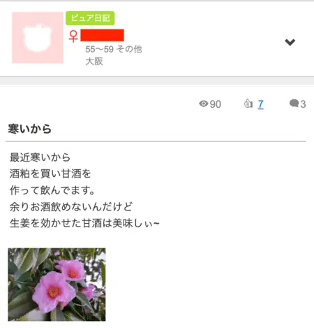 Jメール　日記